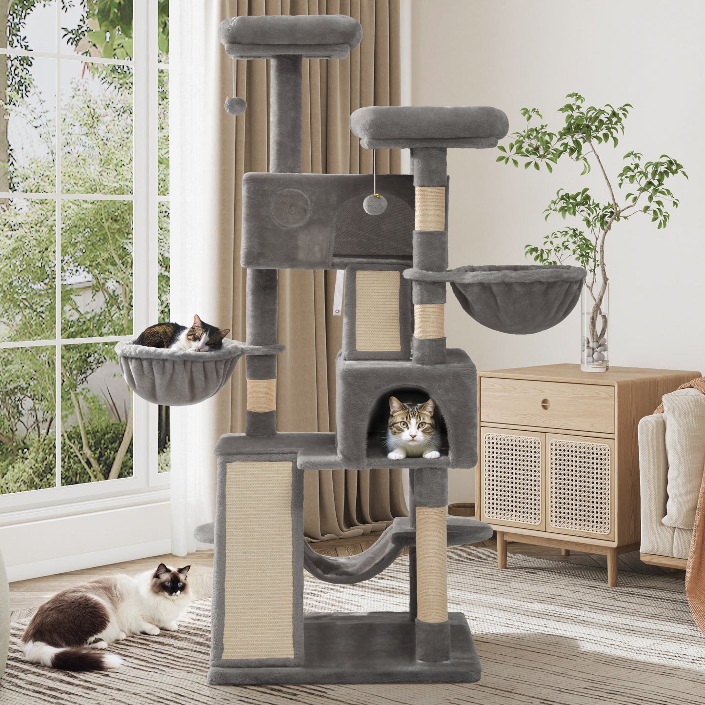 Sifurni Cat Tree and Tower Condo for Cats