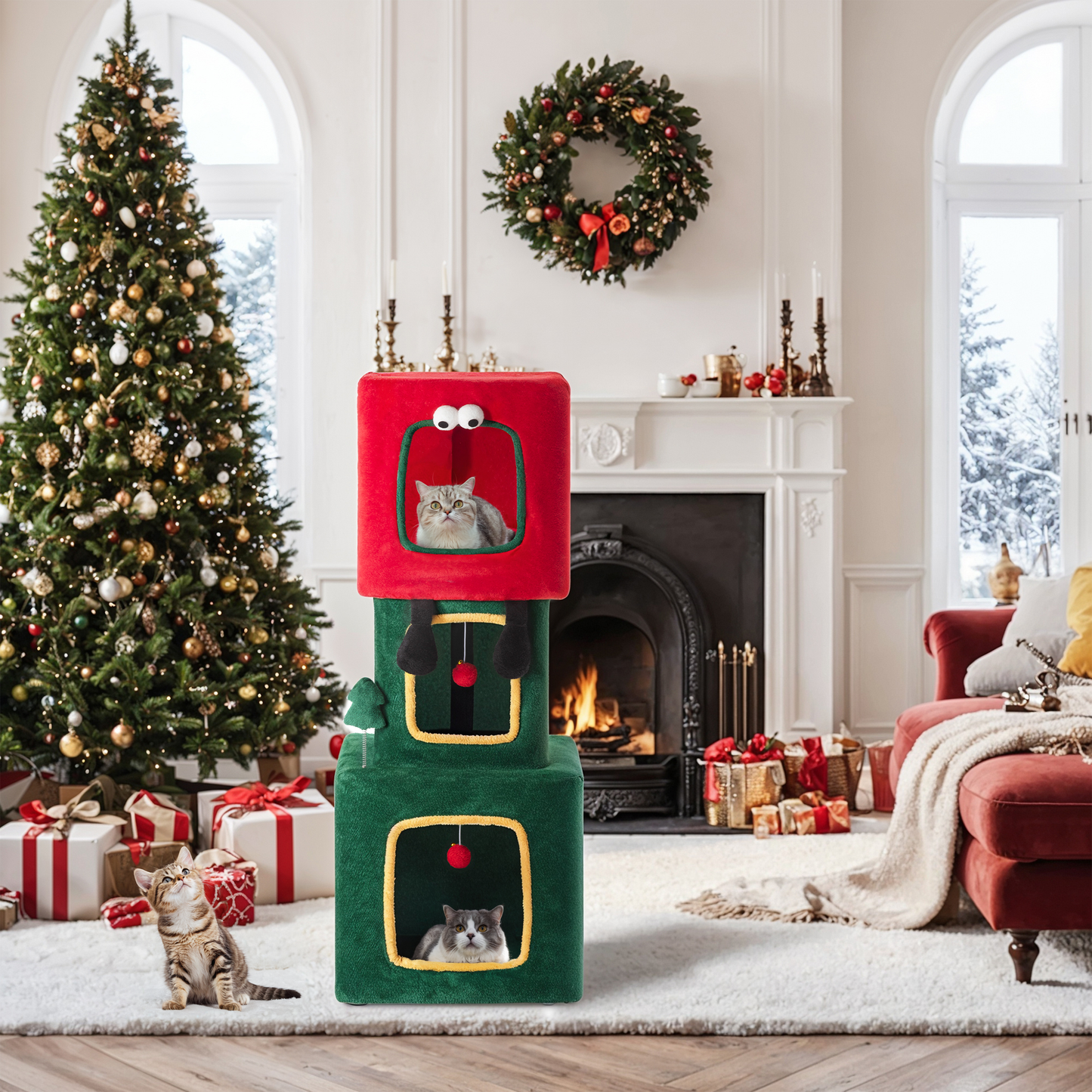 Sifurni Cat Tree and Tower Condo for Cats