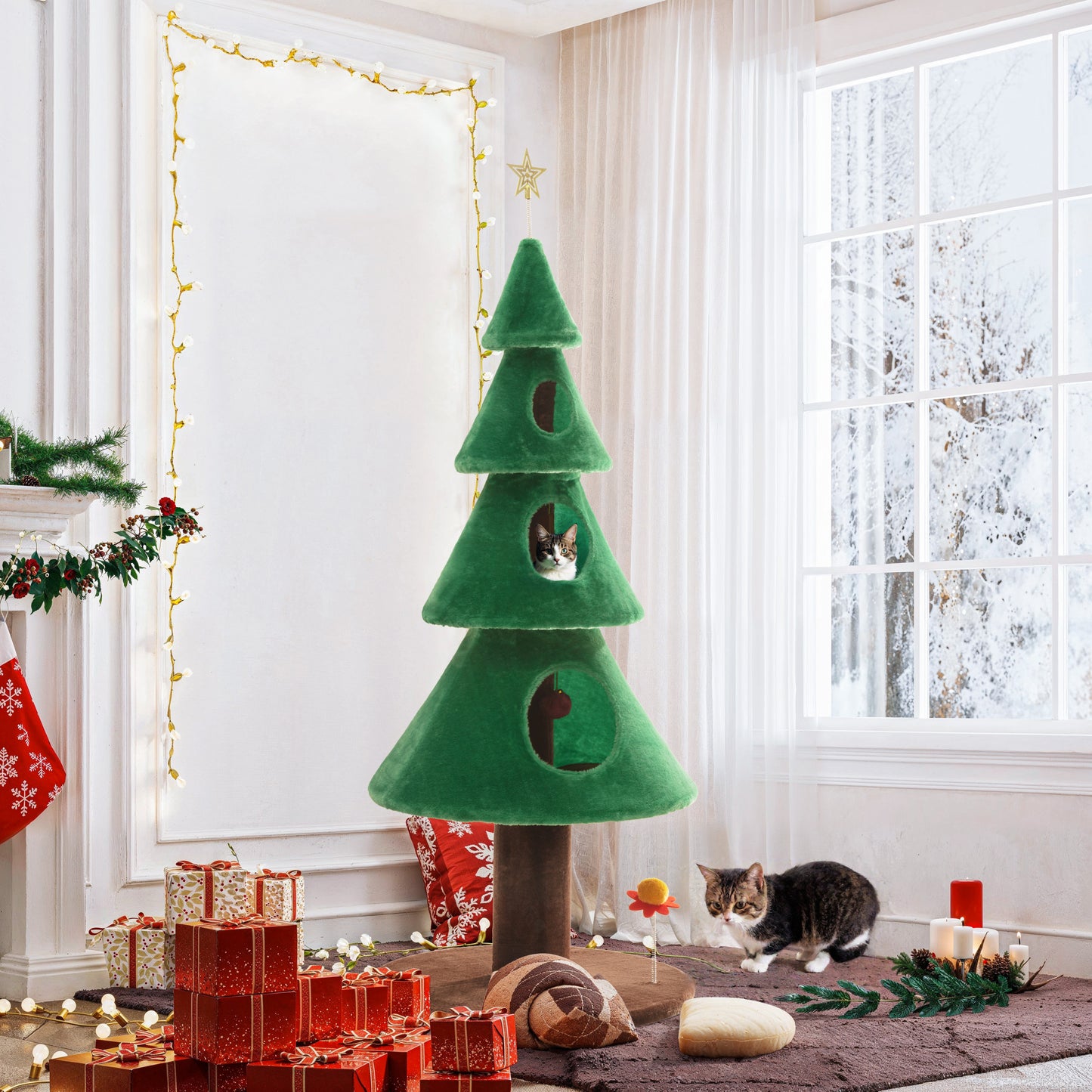 Sifurni Cat Tree and Tower Condo for Cats