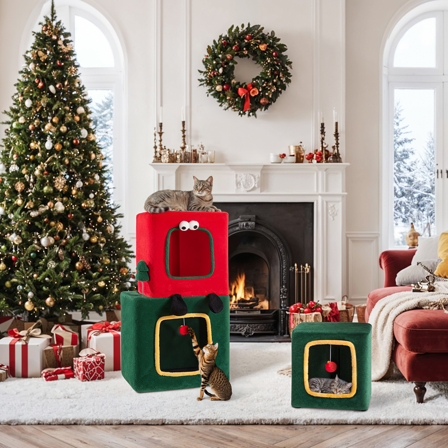 Sifurni Cat Tree and Tower Condo for Cats