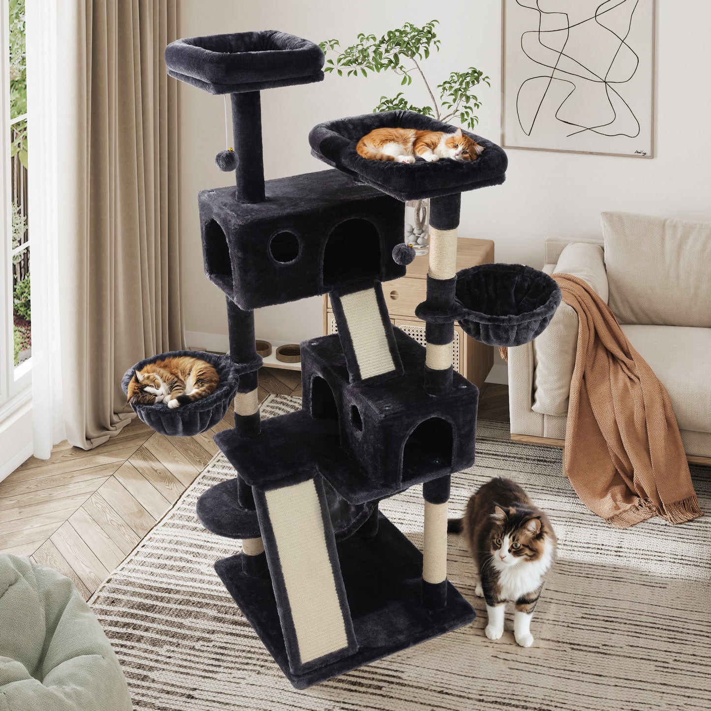 Sifurni Cat Tree Tower Condo for Cats